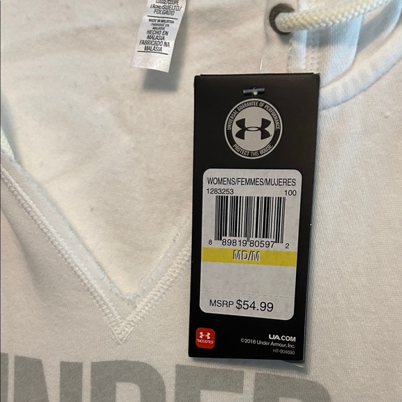 Under Armour White Womens Sweater - Picture 2 of 4